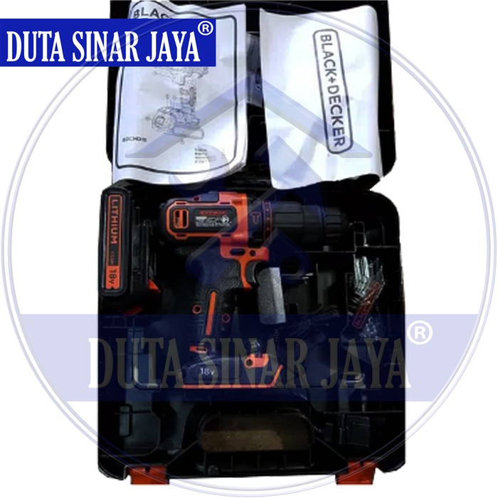 Mesin bor beton Baterai Cordless 18V Lion bosch dewalt BLACK DECK