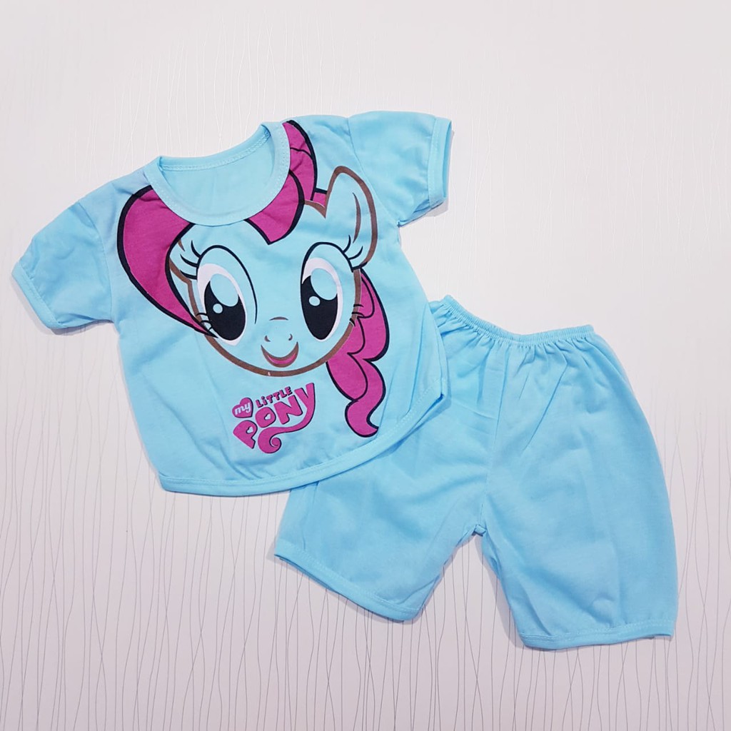 COD Setelan Anak Perempuan Motif Little Pony Baby Alicia