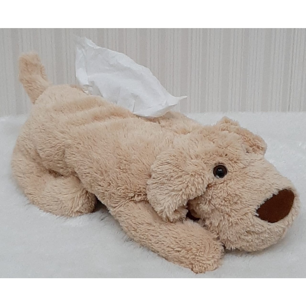 Boneka Tempat Tissue Dog 36cm/tempat tissue kotak/tempat tissue lucu/Tempat Tissue Boneka