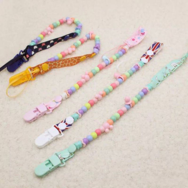 PACIFIER &amp; TEETHER CLIPPER / TALI KOMPENG / PACIFIER HOLDER CHAIN / TALI GANTUNGAN EMPENG/ RANTAI EMPENG