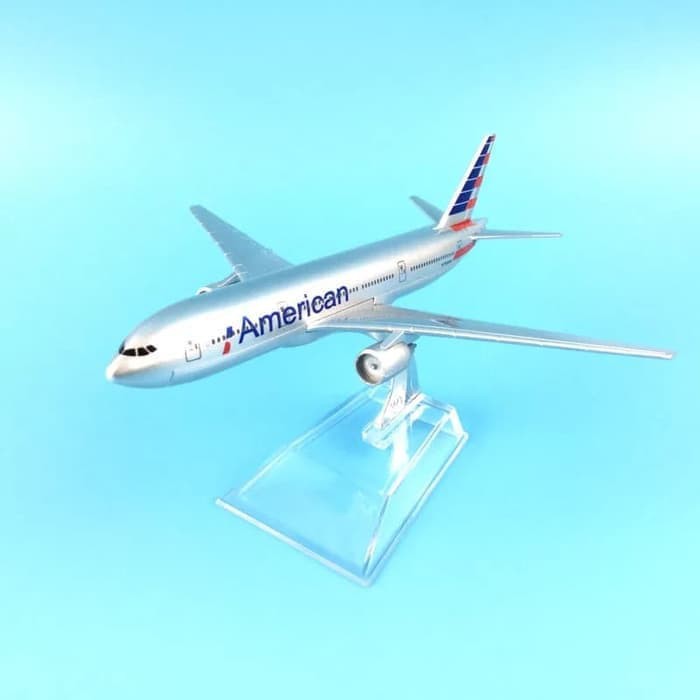 Super Promo! MINIATUR DIECAST PESAWAT AMERICAN AIRLINES PAJANGAN HIASAN PESAWAT Murah!