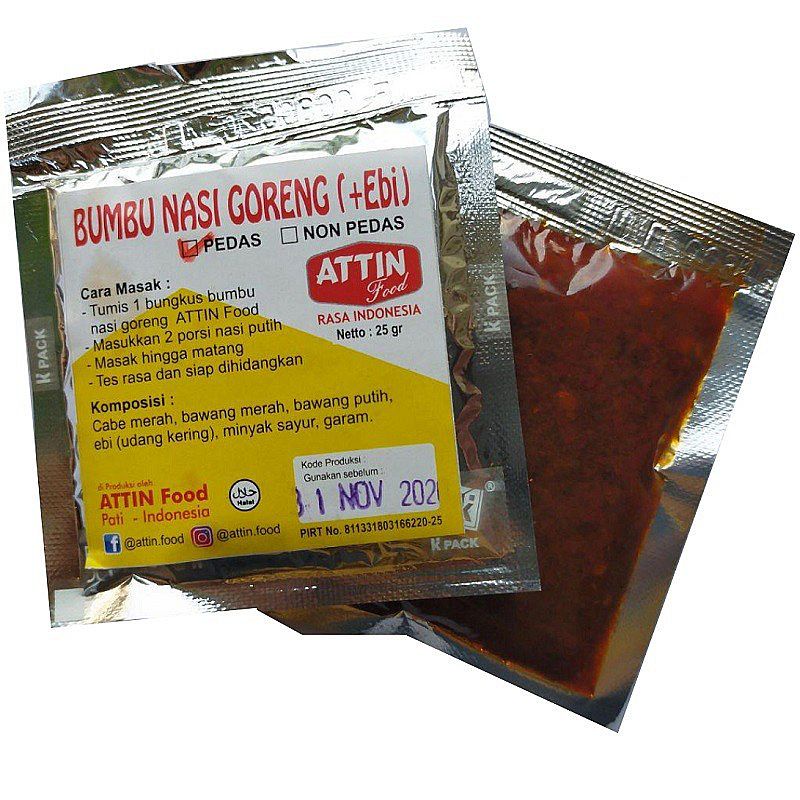 

Bumbu Nasi Goreng + Ebi (Pedas) 25gr