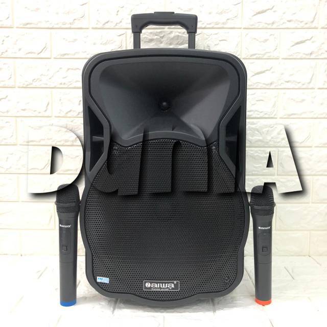 Speaker Portable Amplifier Wireless N Aiwa WAS 112 LVD Bluetooth 12 in Original 112lvd