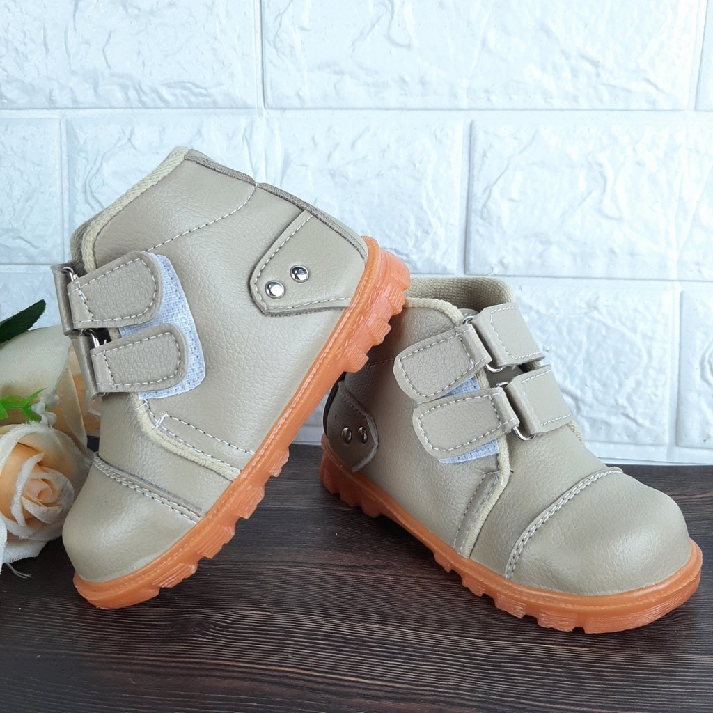 [TAMAN SEPATUKU] SEPATU TRENDY MURAH BOOT ANAK LUCU 1 2 3 TAHUN BAX04