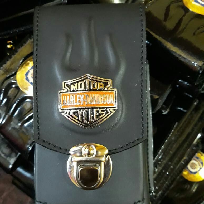 PREMIUM Sarung Dompet Tempat HP Harley Davidson