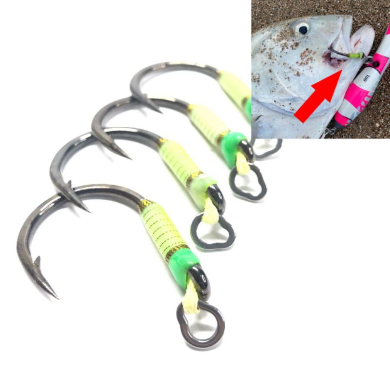 Assist Single Hook GID Untuk Popper dan Stickbait lure 1pcs