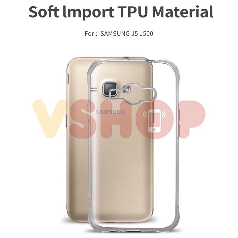 SOFTCASE TRANSPARAN SAMSUNG J5 2015 J500 PREMIUM CLEAR SOFT CASE