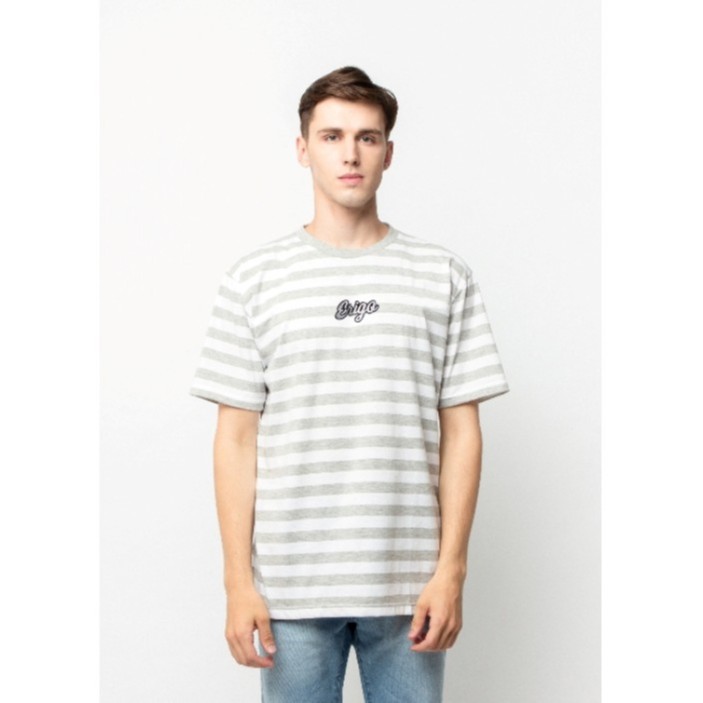 

Erigo T-Shirt Stripe Harve White