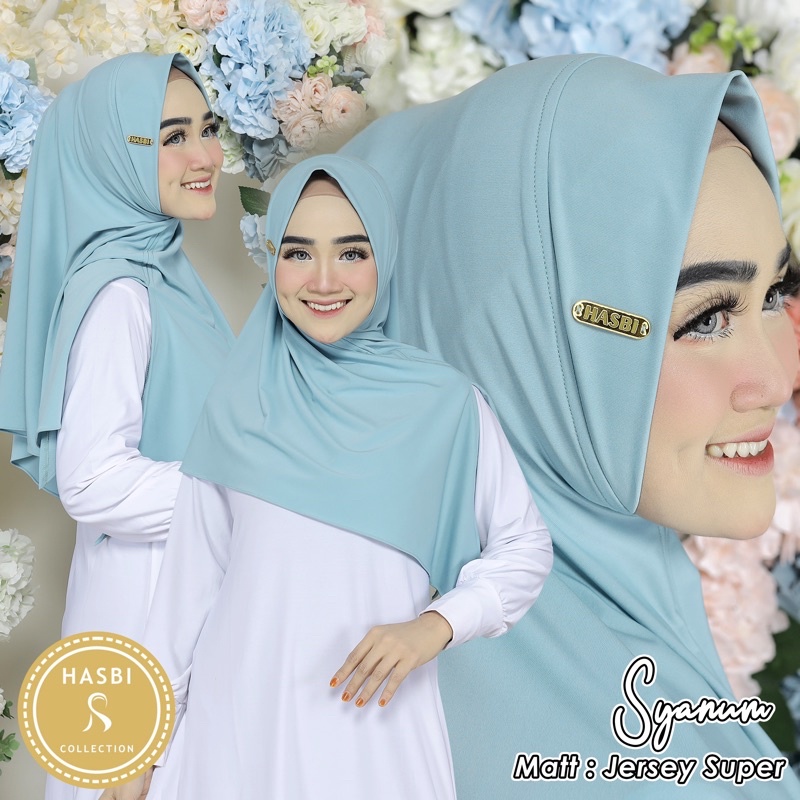 INSTANT BERGO HIJAB JERSEY SUPER PET STELLA ||ori hasbi collection