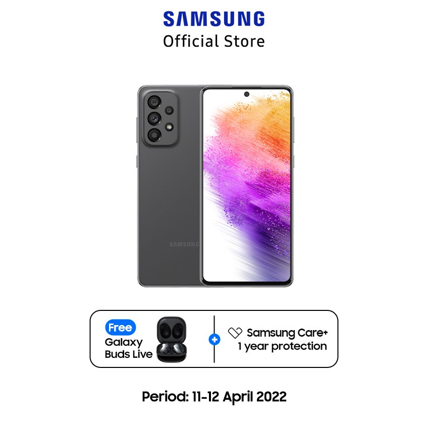 Samsung Galaxy A73 5G 8GB+256GB - 8GB+128GB Garansi Resmi Sein Samsung A73 8 GB 256 GB 8 GB 128 GB