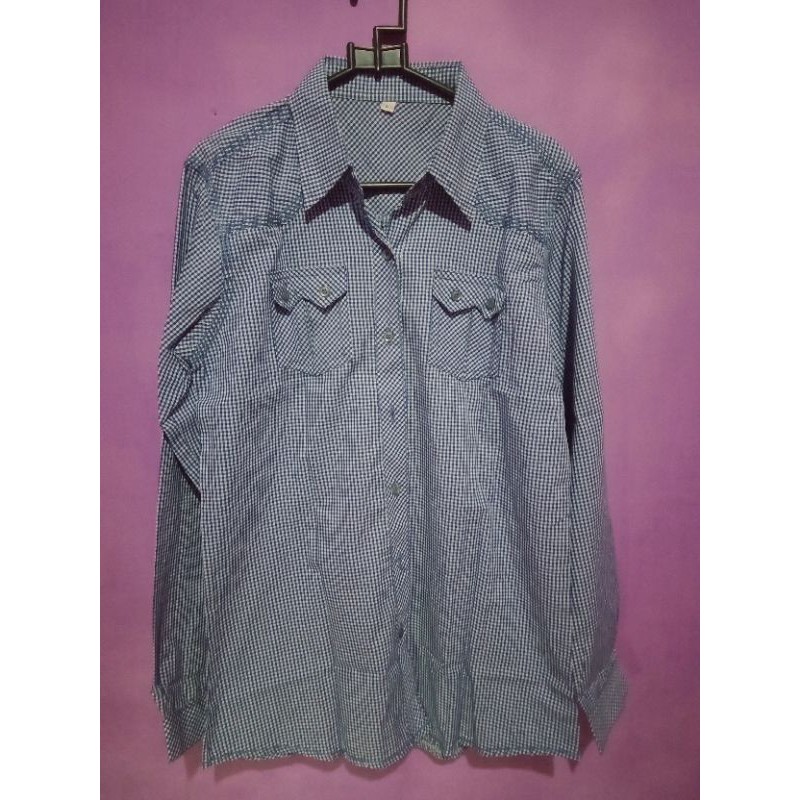 Preloved Hem Wanita Kotak-Kotak