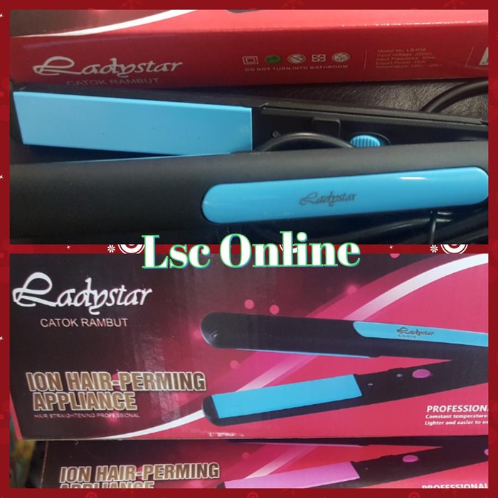 CATOKAN RAMBUT LADYSTAR LS-018 CATOK SALON RAMBUT  LURUS MURAH ORIGINAL REBONDING 01-002-cls