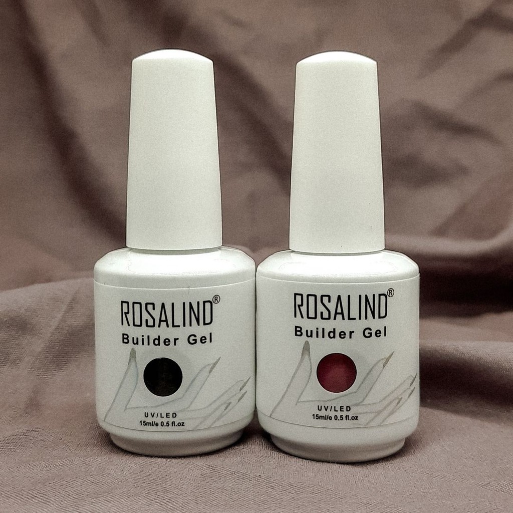 Builder Gel Rosalind Botol Besar 15ml / Nail extension UV LED