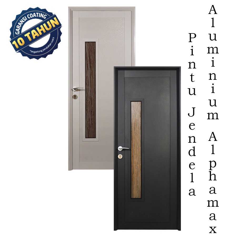 Max 6A -OXO Pintu Aluminium Alphamax /Kamar /Kamar Mandi Ukuran 80x200