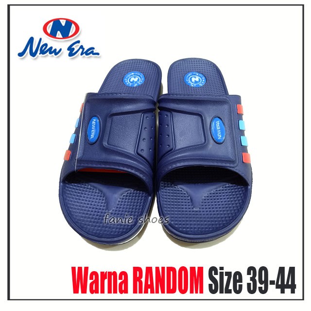 New Era Sandal Selop Kokop Pria 39-44 Jumbo / Sandal Laki Murah / Sandal PVC / Sandal Kokop Anti Air