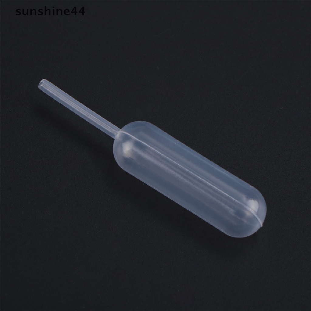 Sunshine 100pcs Pipet Plastik 4ml Sekali Pakai Untuk Cupcake