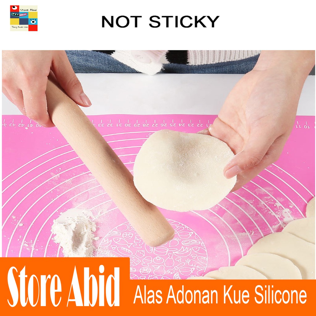 Alas adonan kue Silicone UK 50X40CM ALAS ADONAN KUE SILIKON