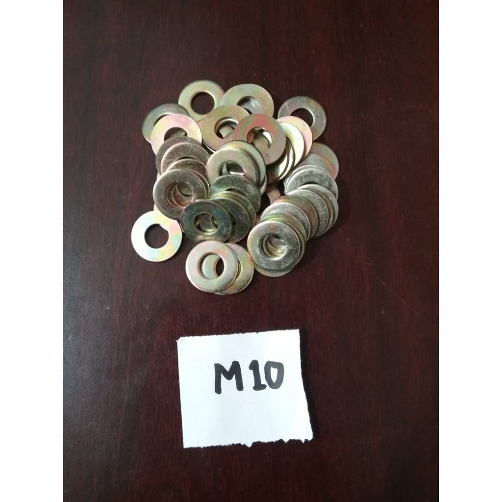 RING PLAT M10 - RING PLAT BAUT M10 ISI 100 PCS