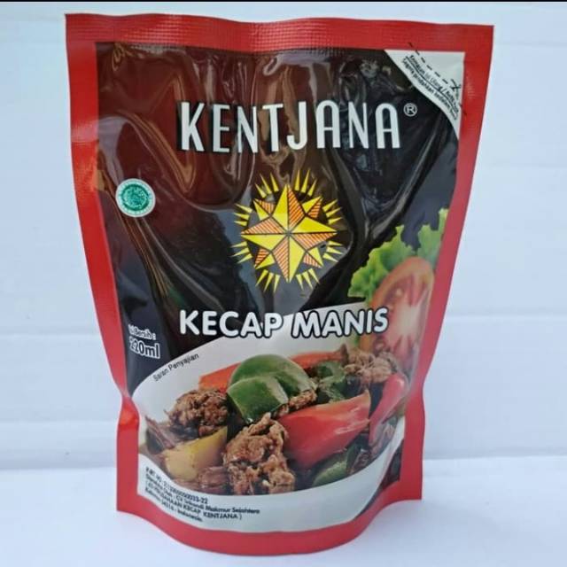 

Kecap manis KENTJANA Refill 220 ml Khas Kebumen