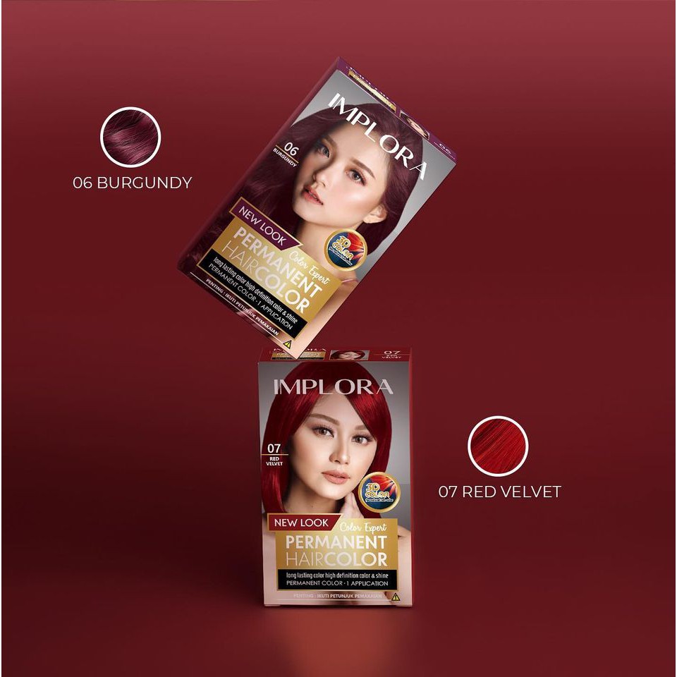 IMPLORA HAIR COLOR 3D/CAT RAMBUT 30ML