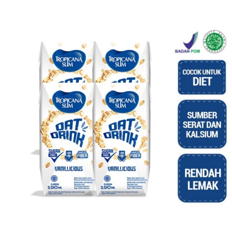 

Tropicana slim oat drink 190ml