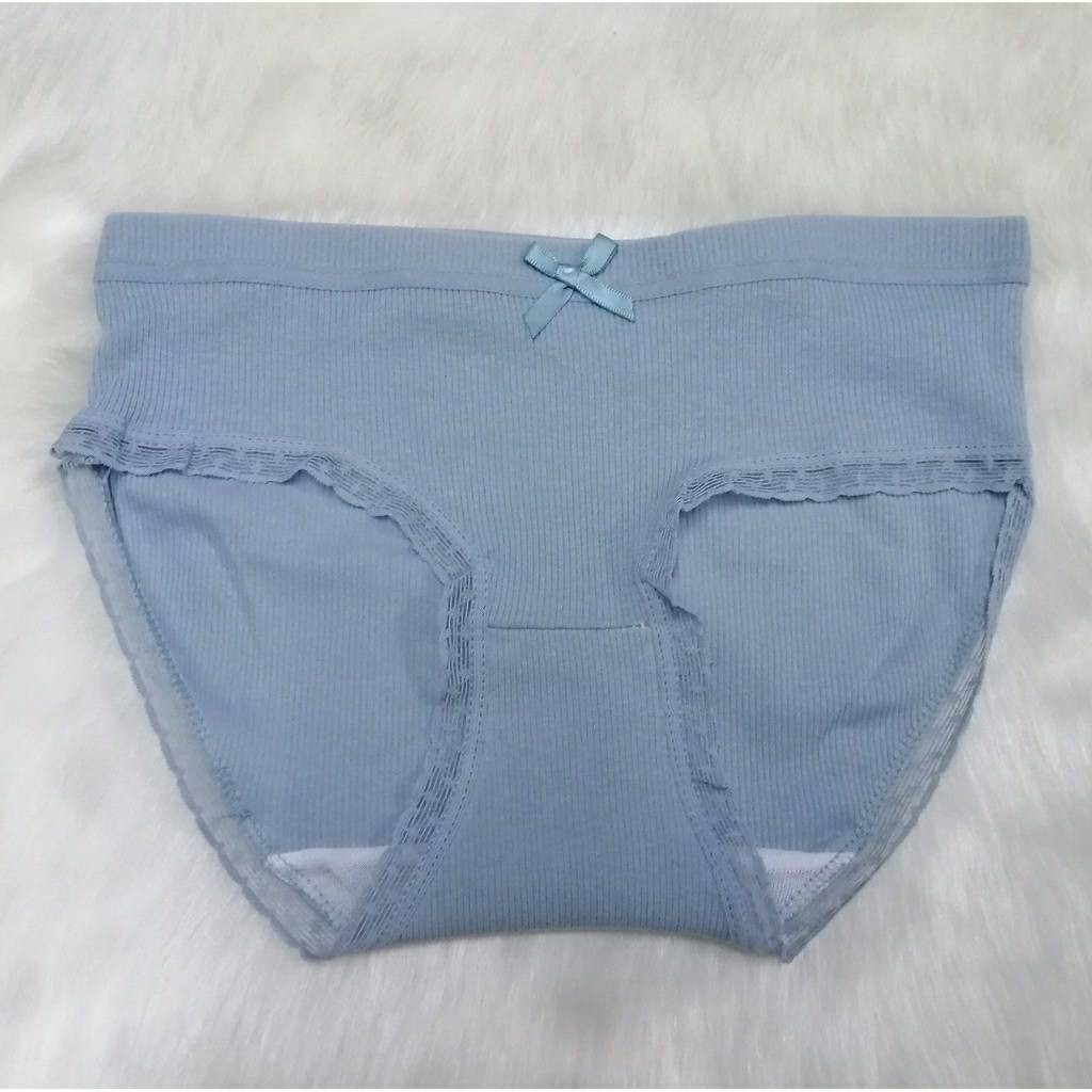 BEE - Celana Dalam Seamless Halus Cd Undies Pakaian Dalam Wanita 006-SOFTBLUE