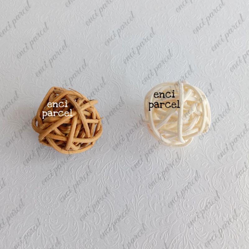 Bola rotan rustic