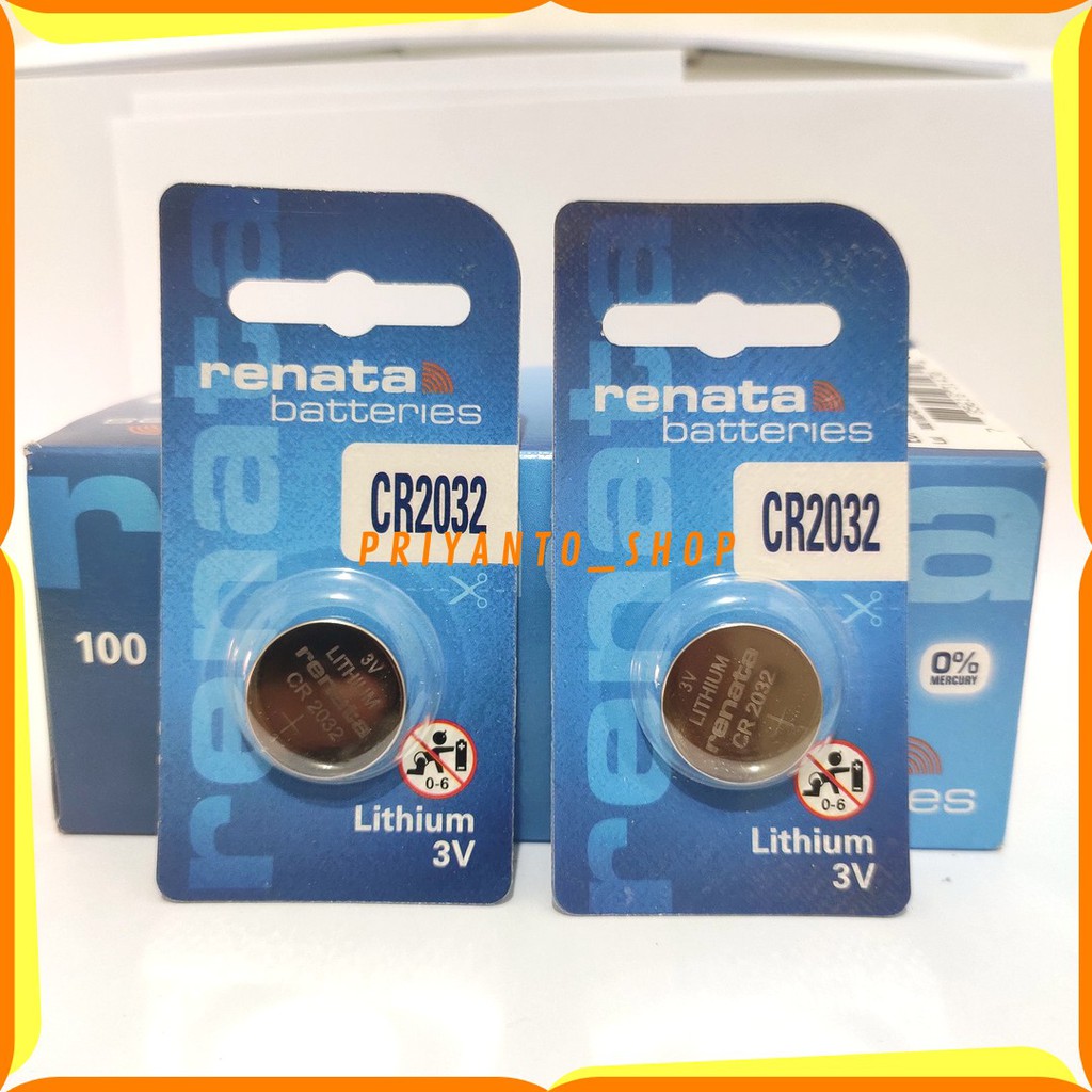 BATTERY BATERE BATREI RENATA CR-2032 CR 2032 3V LITHIUM ORIGINAL