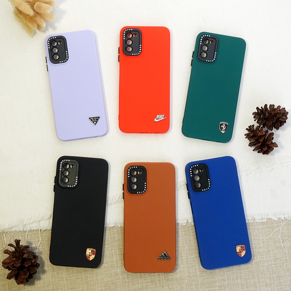 CASE CAMERA PROTECTOR IPHONE 11 11PRO 11 PRO MAX 12 12 PRO 12 PRO MAX 13 13 PRO MAX REALME C20 C21Y C31 C35 VIVO Y17 Y15 Y12 Y20 Y12S Y20S  Y21S Y91 Y95 CASE 3D LOGO POLOS