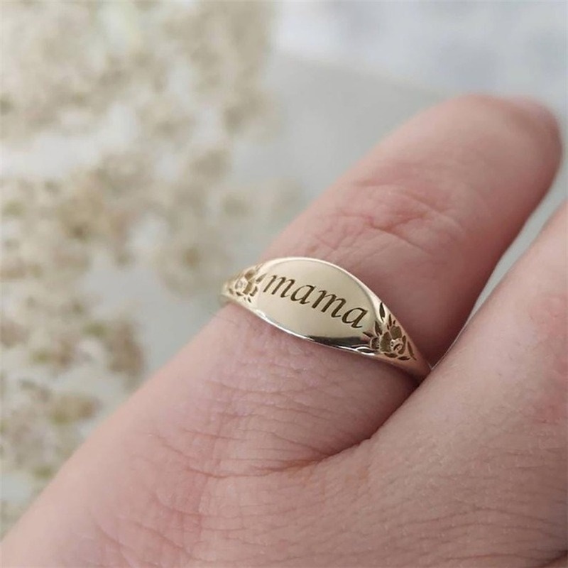 Cincin Desain Bunga Simple Untuk Wanita