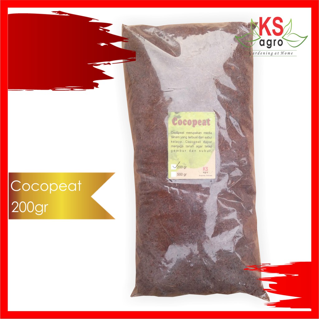 Cocopeat Halus 200gr / Sabut Kelapa Halus