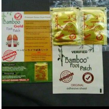 Koyo Kaki Bamboo Gold Foot Patch Original