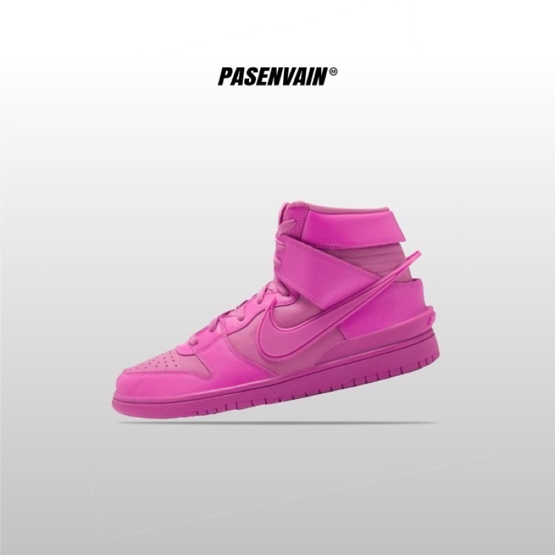Nike Dunk High X Ambush Pink 100% Original