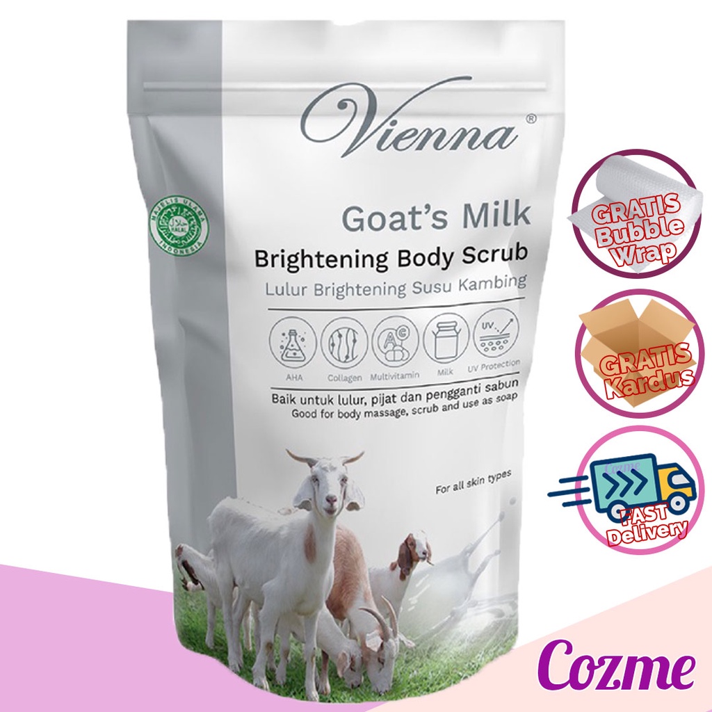 VIENNA Goat's Milk Body Scrub 1kg Refill