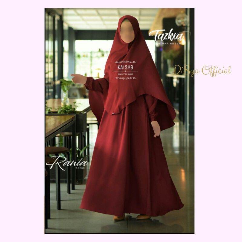RANIA DRESS Maroon XL by KAISYA