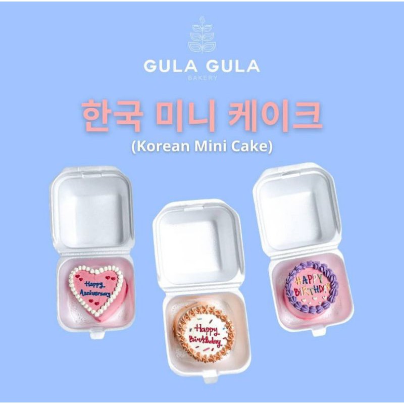 

Mini Korean Cake Diameter 9cm bulat random NO custom warna atau gambar