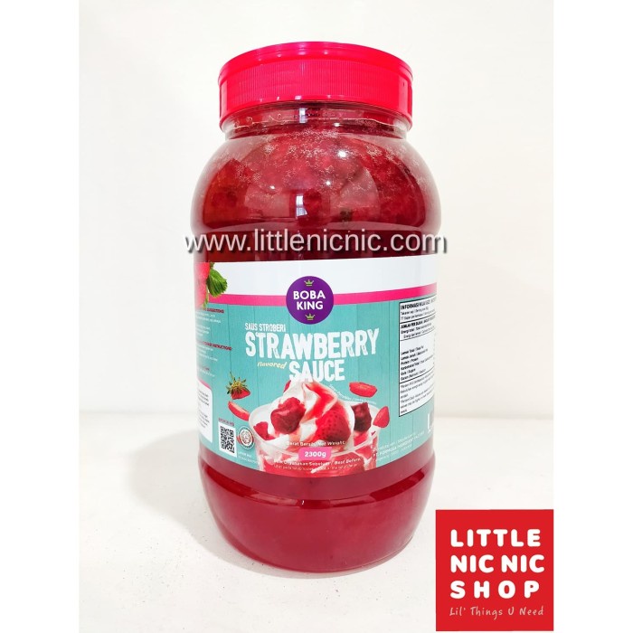 

Boba King Strawberry Jam 2 kg topping es krim dessert waffle mocktail
