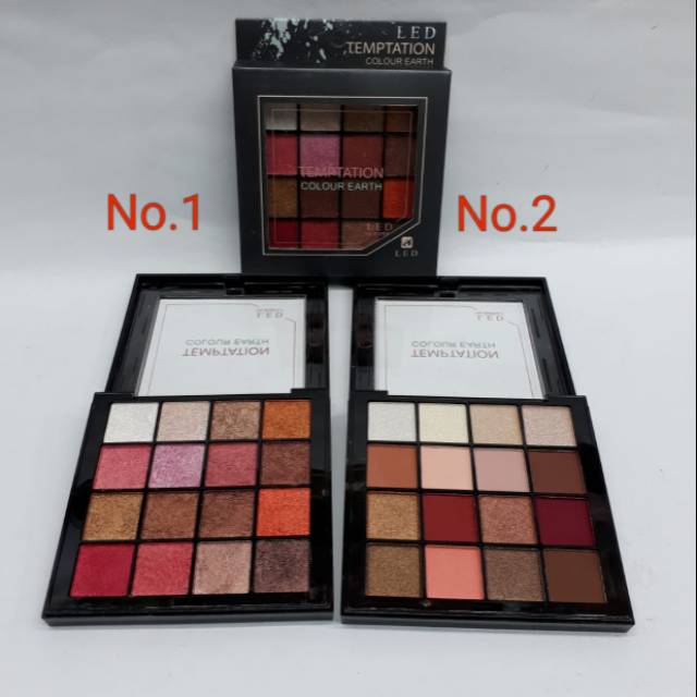 EYESHADOW TEMPTATION COLOUR EARTH ( LED ) 2.seri