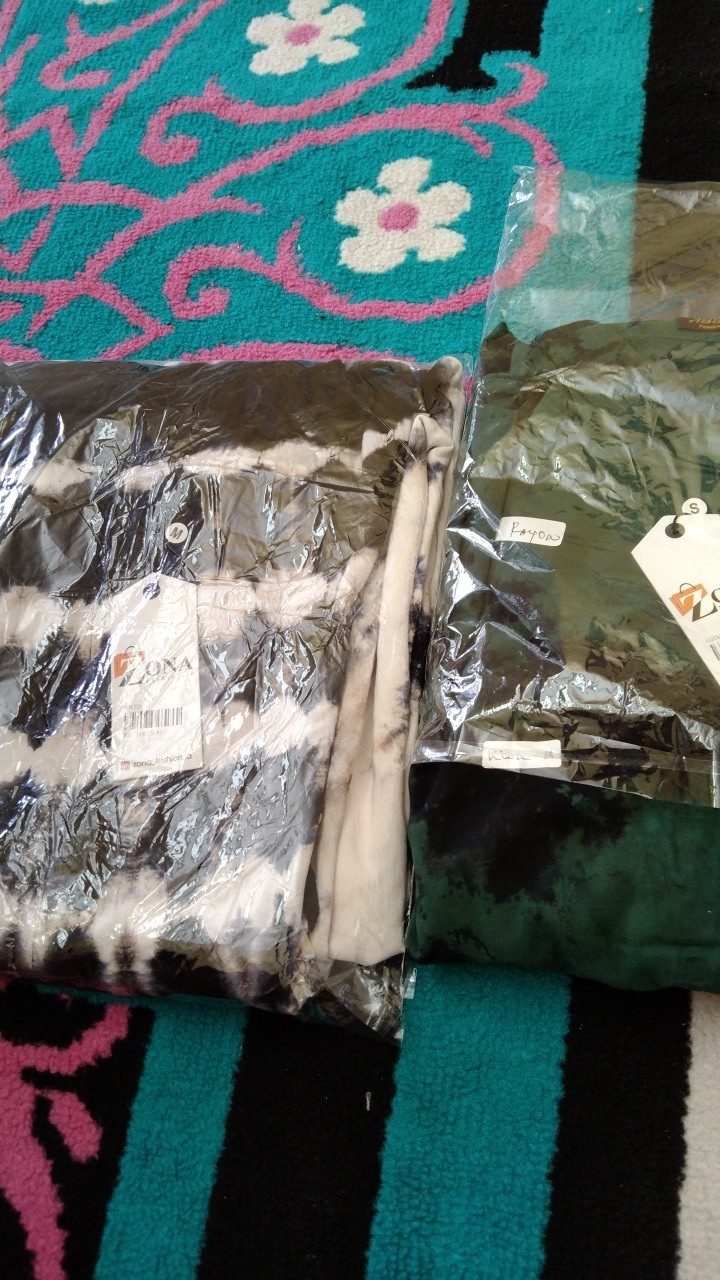 ( Size S ) Gamis Rainbow Rayon Super Busui 100% Batik Non Printing