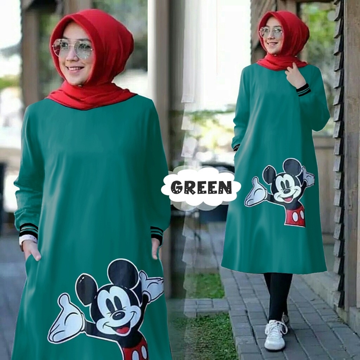 [TUNIK MICKEY SL]Wanita BabyTery var color