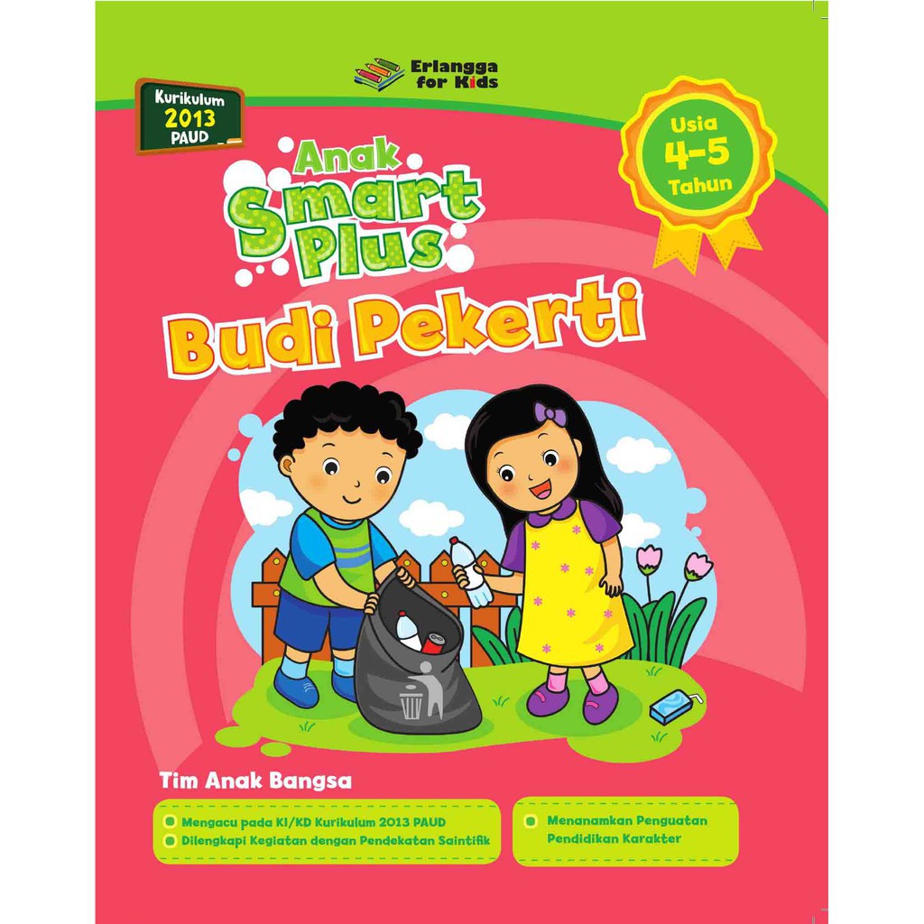Buku Erlangga TK 2014001881 SERI ANAK SMART PLUS: BUDI PEKERTI USIA 4-5TH/REVISI
