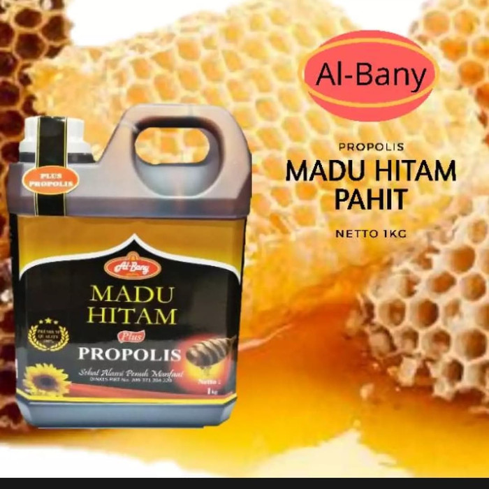 

madu hitam propolis 1kg / 1 kg / 1000gram Al bany asli murn