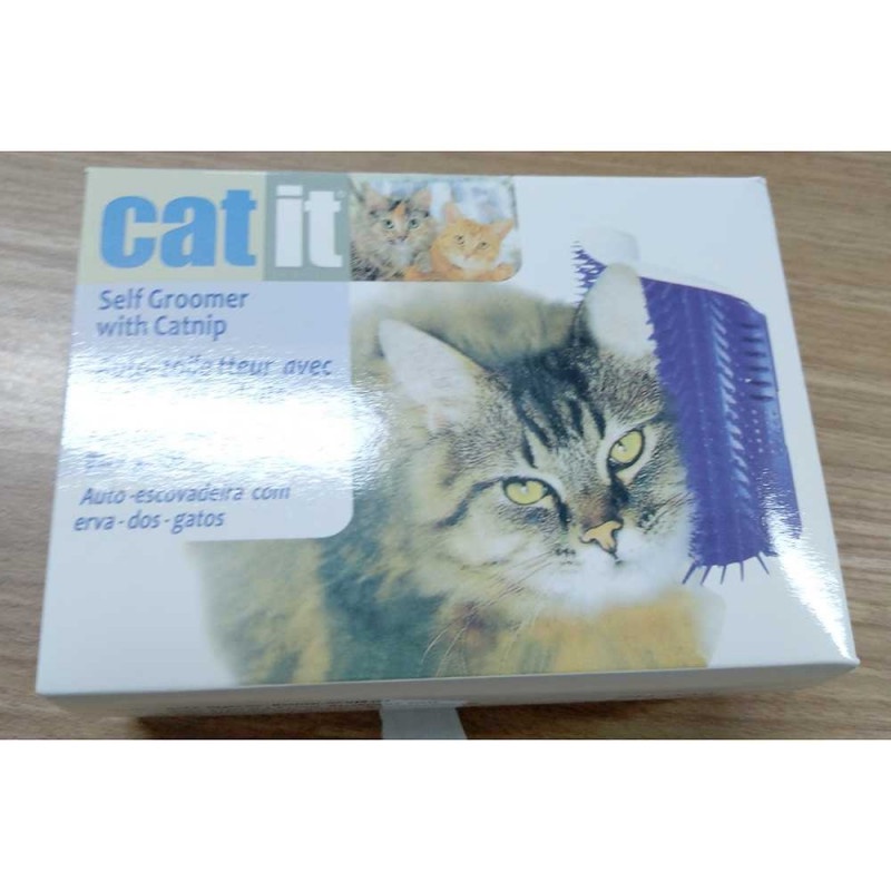 Mainan Sikat Kucing Peliharaan Cat Brush Corner Tickling Comb