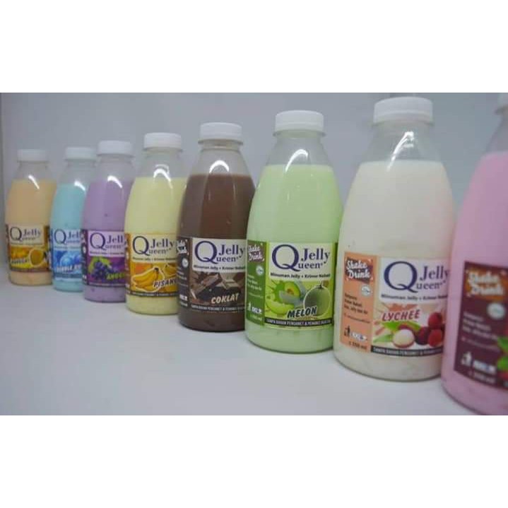 

Minuman Jelly Queen Susu aneka rasa buah dan coklat