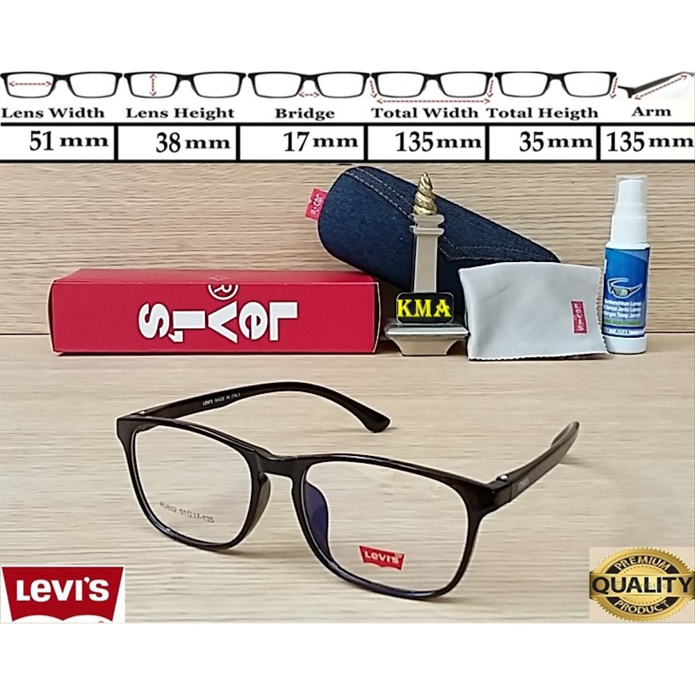 frame levis / kacamata minus / frame levis premium / lensa kacamata minus e disigrosir