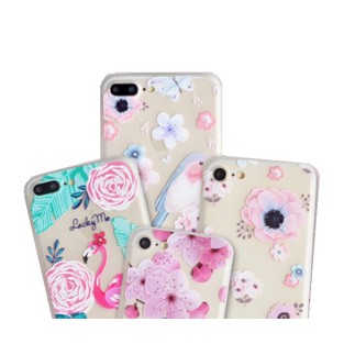 SOFTCASE FLOWER PASTEL FOR IPHONE OPPO