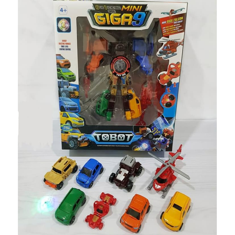 Jual Murah TOBOT MINI GIGA 9 9 Cars Combine MAINAN MINI TOBOT