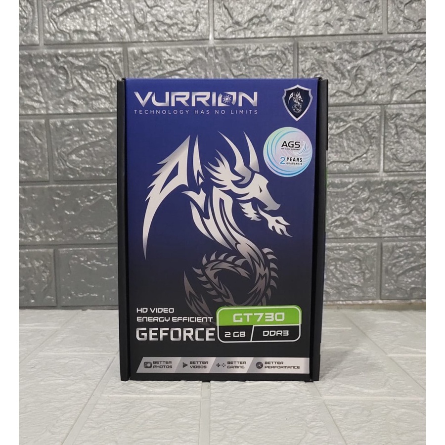 VGA Card nVIDIA GT 730 2GB 128bit GT730 for Komputer Game Gaming Grafis Multimedia support PC Built-