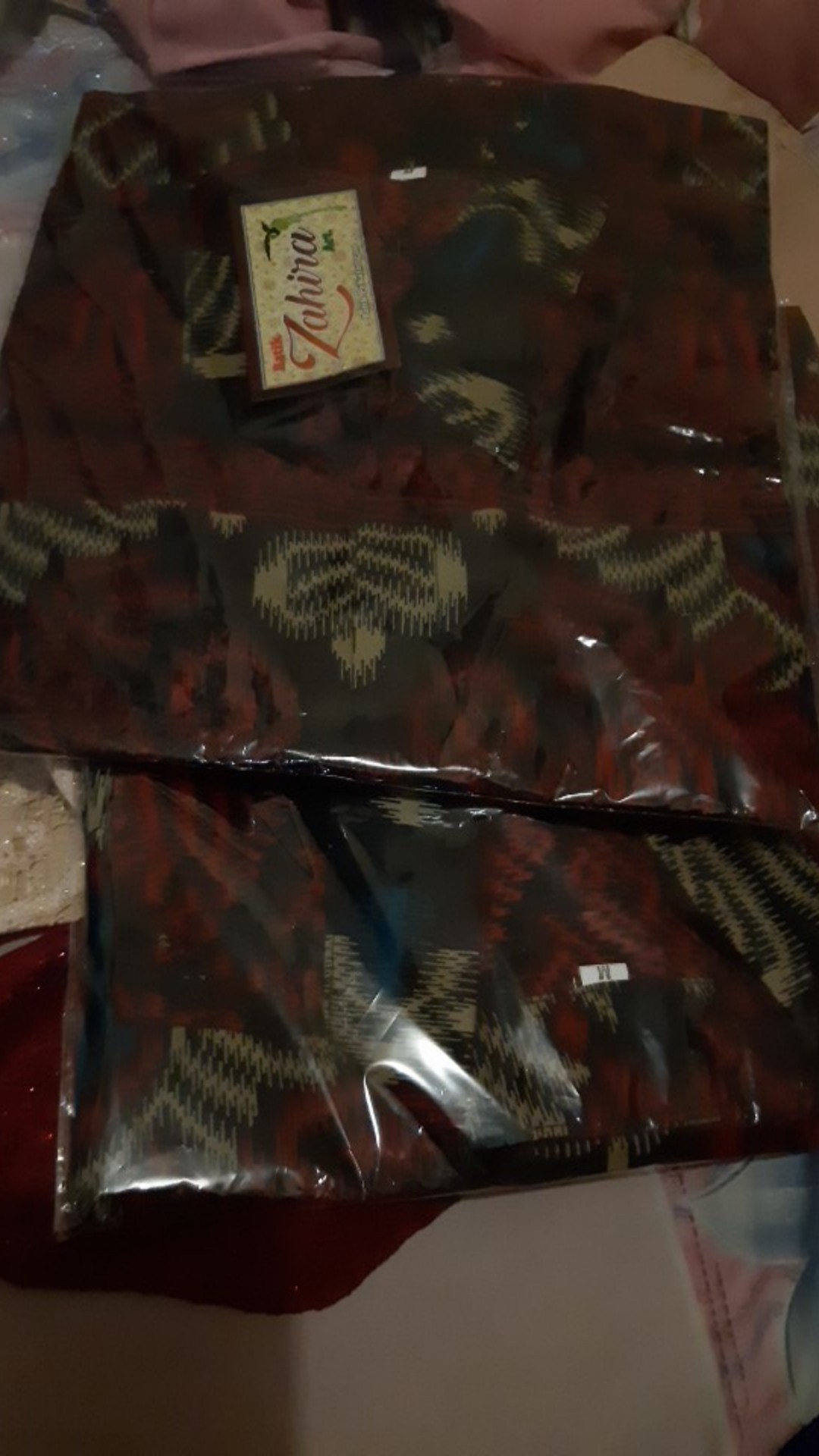 Risna Batik Hrb026 Kenongo Hem Kemeja Batik Pria Lengan Pendek  Katun Primis Halus M L Xlo