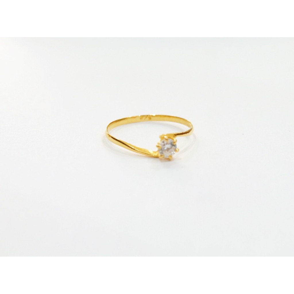 Solitaire Ring/Cincin emas solitaire